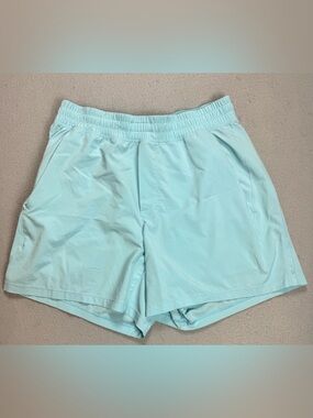 Lululemon Men’s Pacebreaker 5” Linerless Athletic Shorts In Light Blue Size M